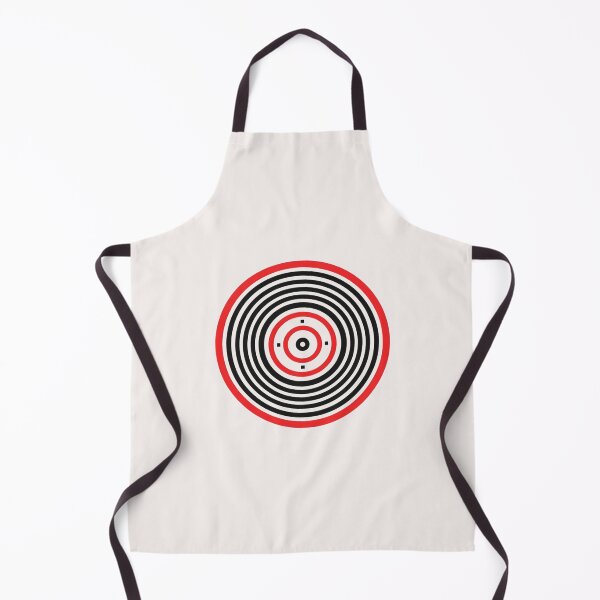 Artikelvorschau, Roter und schwarzer Schießzielpunkt, Kreis, rund, Bullseye, Geschenk für Schützen, scharfer Schütze, Outdoor-Aktivitäten 002 entworfen und verkauft von PrintsPatterns-.