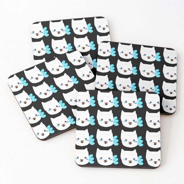 Item preview, cute cats with a smiling face and a bow designed and sold by MacLis.