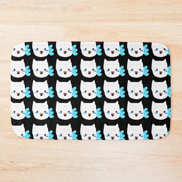 Item preview, cute cats with a smiling face and a bow designed and sold by MacLis.