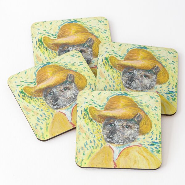 Item preview, Homage to van gogh #3 Cat Portrait designed and sold by hisuehowru.