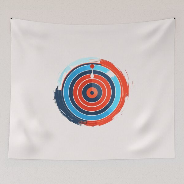 Item preview, Shooting Target Point, Captain America, Sheild Circle, Round, Bullseye, Gift for Shooters, Sharp Shooter, Outdoor Activities designed and sold by PrintsPatterns-.
