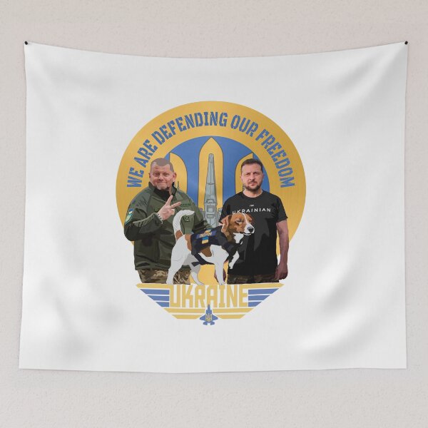 Item preview, President Zelensky Zaluzhnyi Patron Dog - We Are Defending Our Freedom designed and sold by Aide.