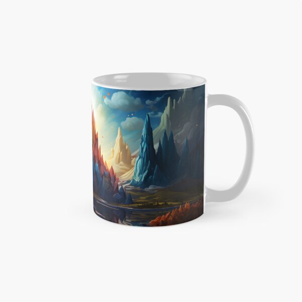 Item preview, Crystals and Prisms Landscape designed and sold by Maxouniverse.