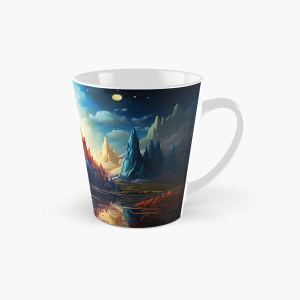 Item preview, Crystals and Prisms Landscape designed and sold by Maxouniverse.
