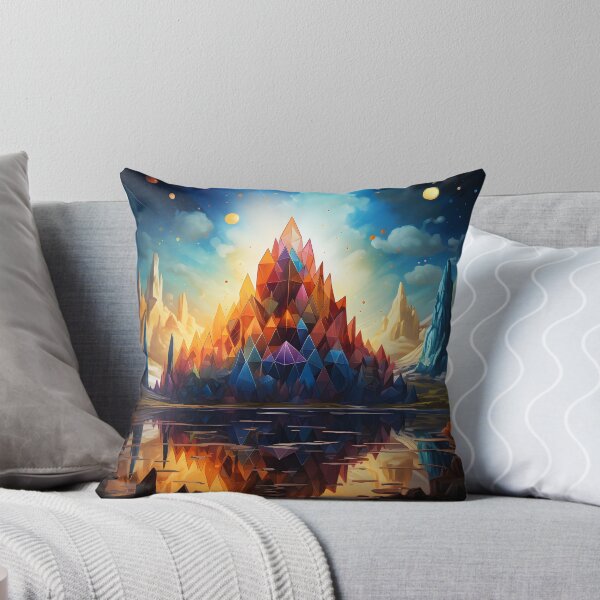 Item preview, Crystals and Prisms Landscape designed and sold by Maxouniverse.