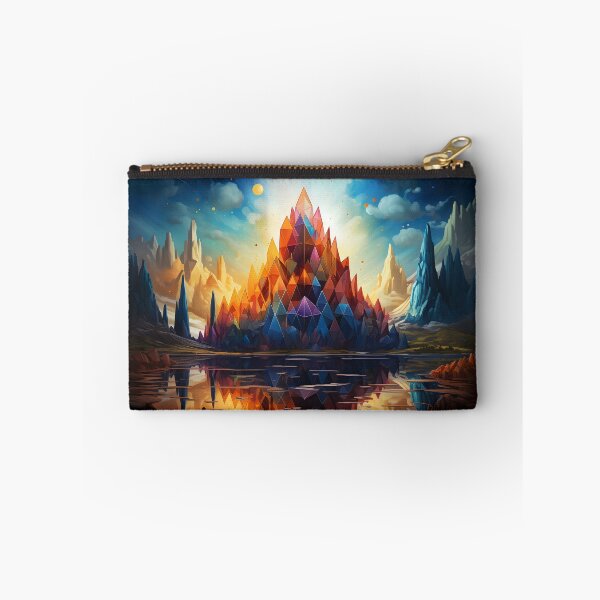Item preview, Crystals and Prisms Landscape designed and sold by Maxouniverse.