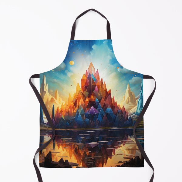 Item preview, Crystals and Prisms Landscape designed and sold by Maxouniverse.