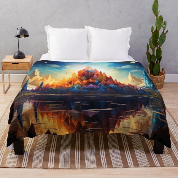 Item preview, Crystals and Prisms Landscape designed and sold by Maxouniverse.