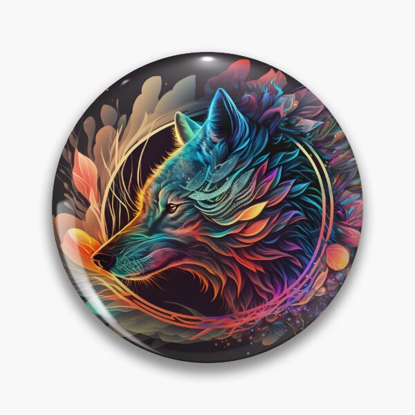 Item preview, An Abstract Psychedelic Wolf  designed and sold by PeteRascal.