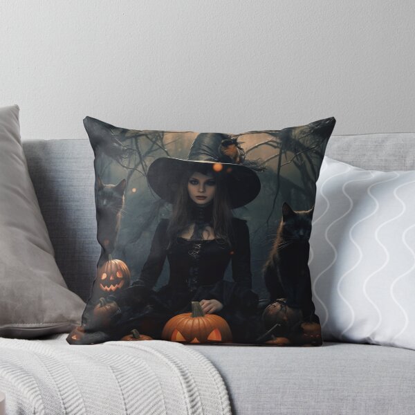 Item preview, Halloween Witch in Forest designed and sold by NevermoreFalls.