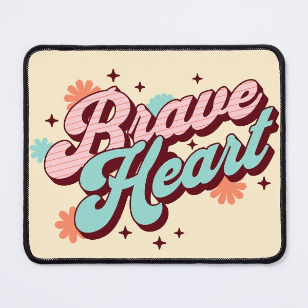 Item preview, Brave Heart Retro Typography designed and sold by ThiagoSDantas.