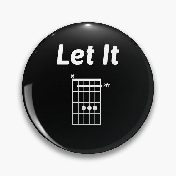 Item preview, Let It Be (B Guitar Chord) designed and sold by guvnaguitars.