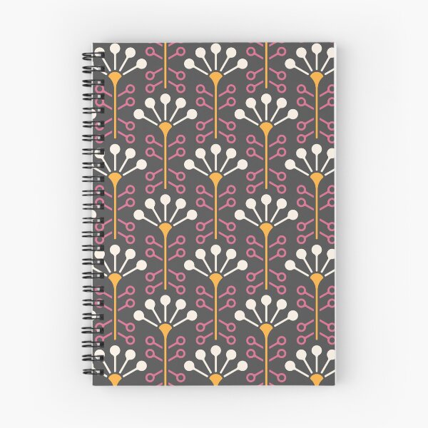 Item preview, KF 0070 D - Retro Vintage Dandelion Flower Minimalist 70s Modern Geometric Floral Pattern designed and sold by KhakiFinch.