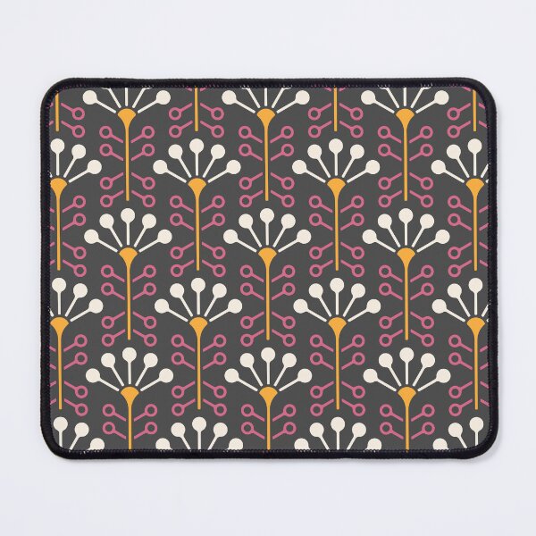 Item preview, KF 0070 D - Retro Vintage Dandelion Flower Minimalist 70s Modern Geometric Floral Pattern designed and sold by KhakiFinch.