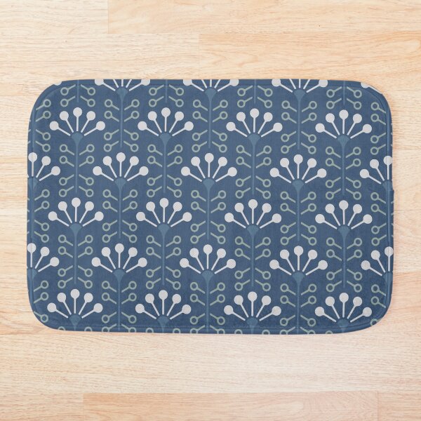 Item preview, KF 0070 E - Retro Vintage Dandelion Flower Minimalist 70s Modern Geometric Floral Pattern designed and sold by KhakiFinch.
