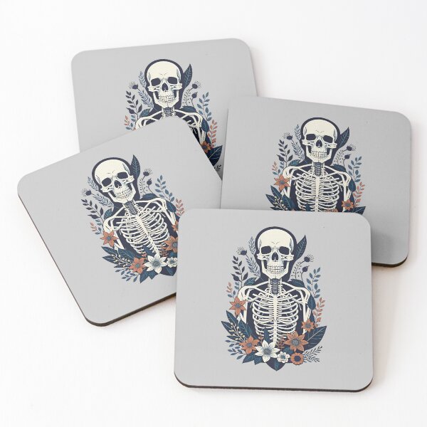 Item preview, Skeleton with aestheic flowers  designed and sold by Meta-Shoppy.