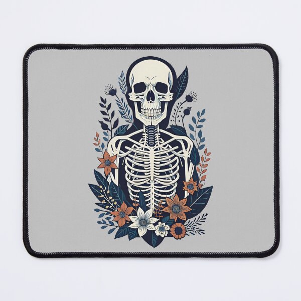 Item preview, Skeleton with aestheic flowers  designed and sold by Meta-Shoppy.