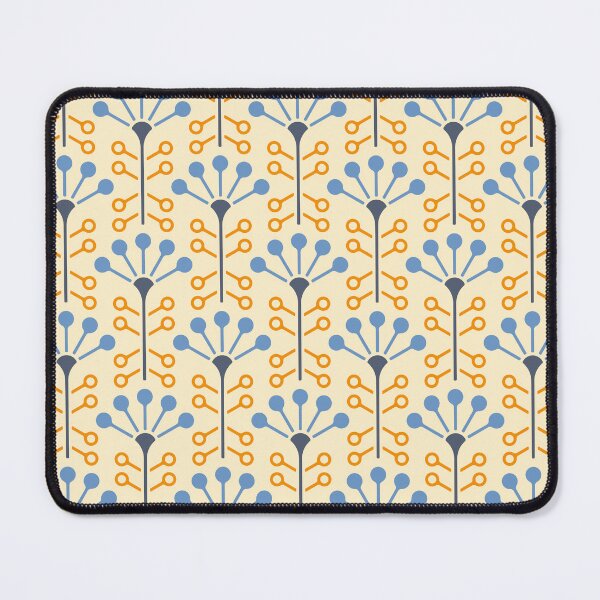 Item preview, KF 0070 F - Retro Vintage Dandelion Flower Minimalist 70s Modern Geometric Floral Pattern designed and sold by KhakiFinch.