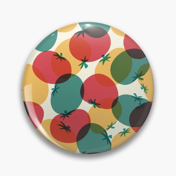 Item preview, Patrón de tomates multicolores designed and sold by Clémentine Douilly.
