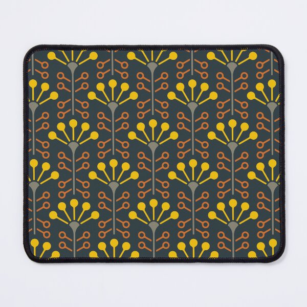 Item preview, KF 0070 H - Retro Vintage Dandelion Flower Minimalist 70s Modern Geometric Floral Pattern designed and sold by KhakiFinch.