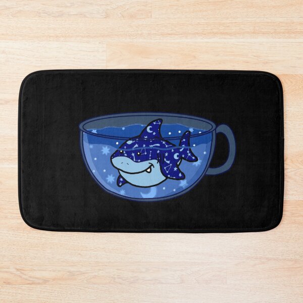 Item preview, Sleepy Shark Tea (Transparent Mug) designed and sold by octopuscafe.