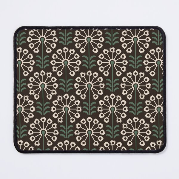 Item preview, KF 0071 F - Retro Vintage Dandelion Flower Minimalist 70s Modern Geometric Floral Pattern designed and sold by KhakiFinch.