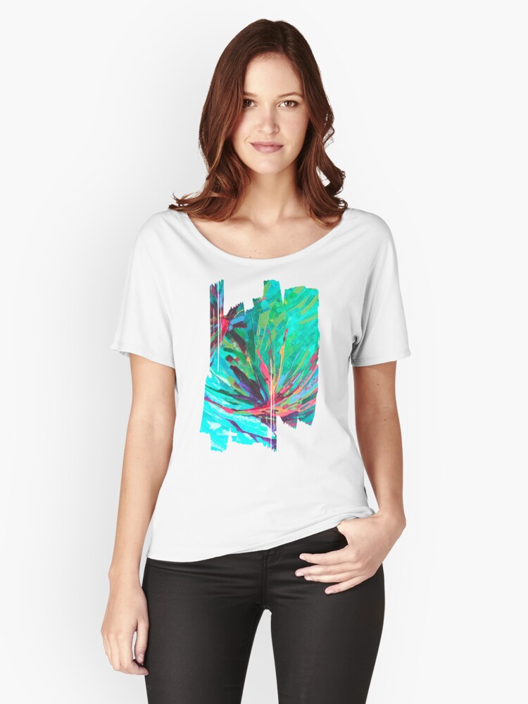 Aperçu 1 sur 3. T-shirt coupe relax avec l'œuvre L heure de gloire créée et vendue par ElioraBousquet.