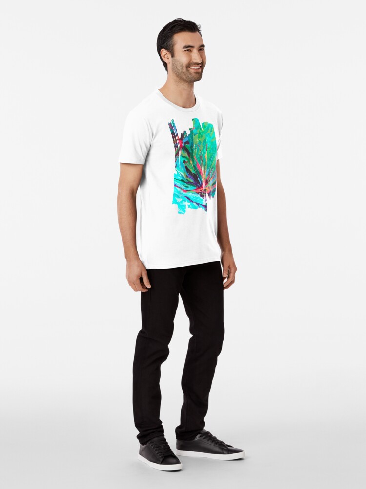 Aperçu 3 sur 6. T-shirt premium avec l'œuvre L heure de gloire créée et vendue par ElioraBousquet.