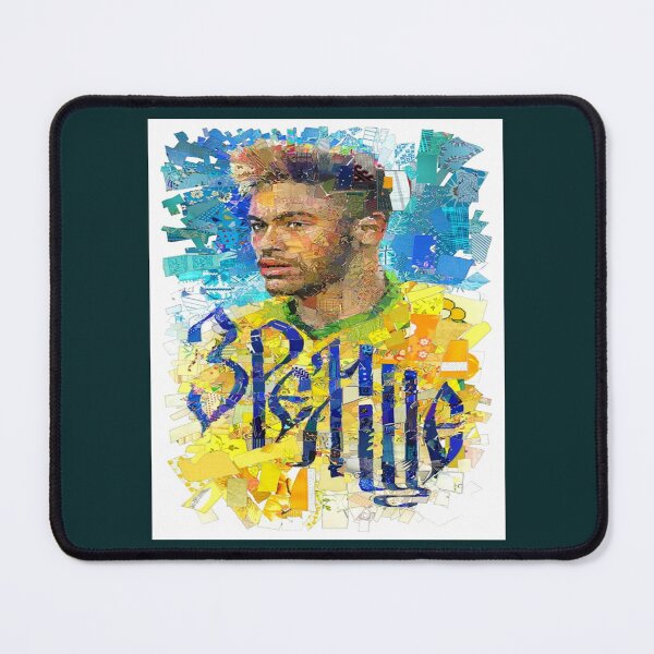 Item preview, Neymar Illustration Art Framed Art Print designed and sold by SudieDoiron.