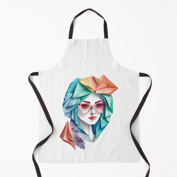 Item preview, beautiful girl origami , watercolor designed and sold by DeluxBee.