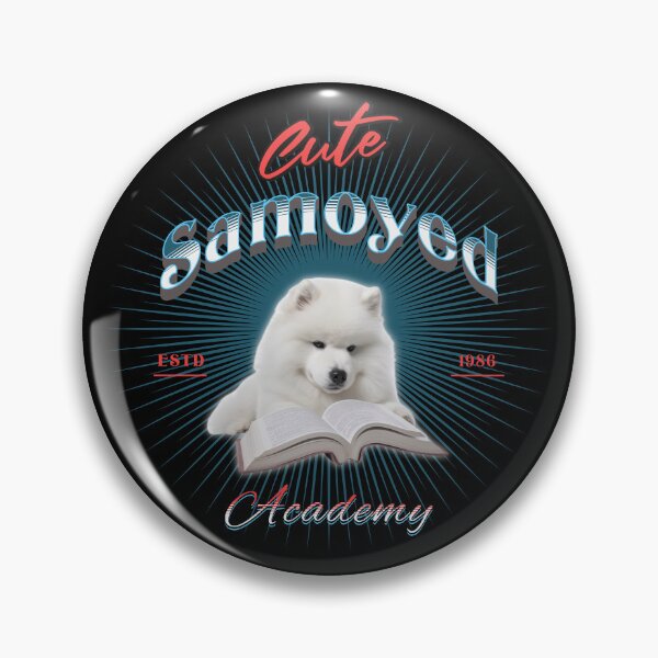 Item preview, Cute Samoyed Academy designed and sold by Vindbult.