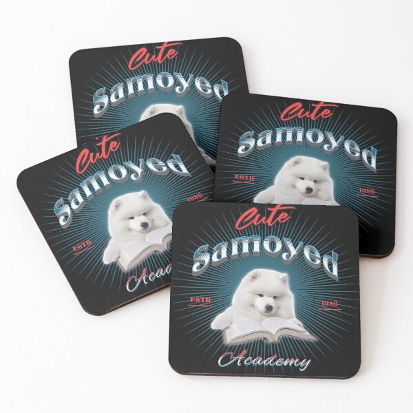 Item preview, Cute Samoyed Academy designed and sold by Vindbult.