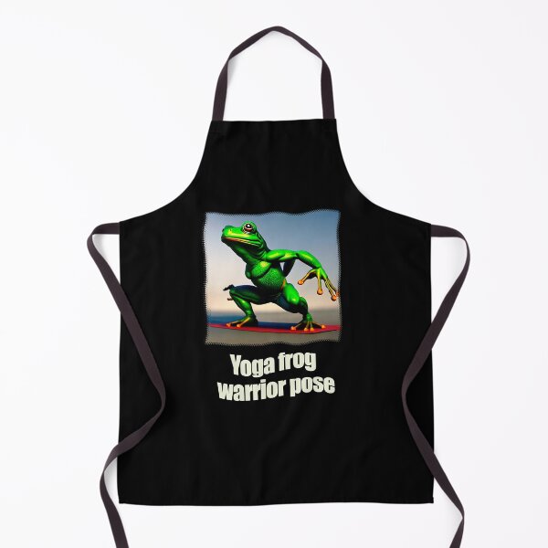 Item preview, Yoga frog warrior pose                       (21) designed and sold by KeishaScarletas.