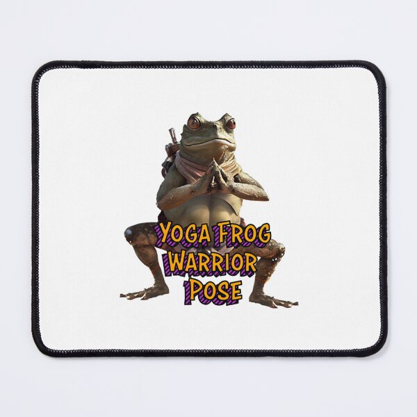 Item preview, Yoga frog warrior pose (19) designed and sold by KeishaScarletas.