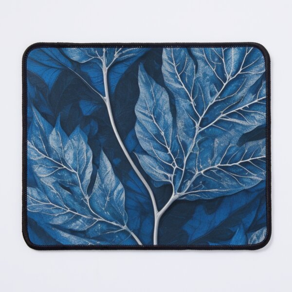 Item preview, Royal Blue Leaves Digital Design designed and sold by zolarche.