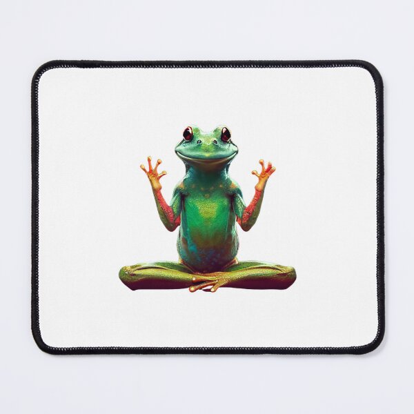 Item preview, Yoga frog warrior pose (17) designed and sold by KeishaScarletas.