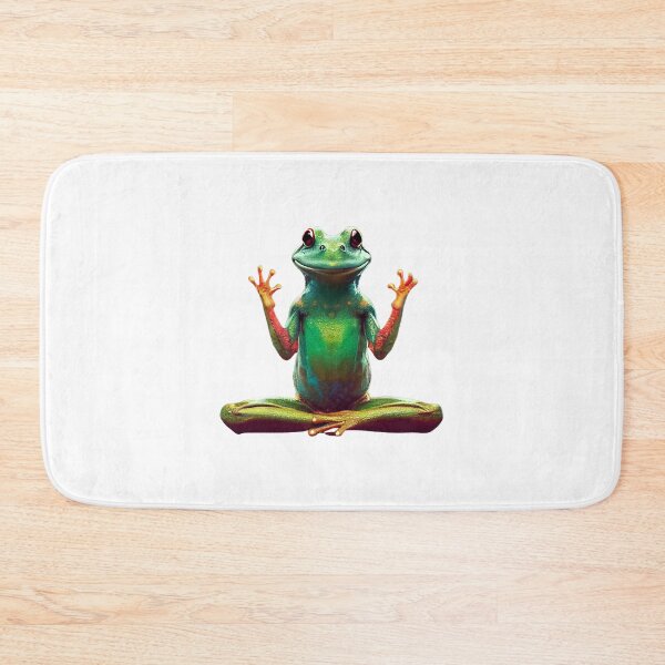 Item preview, Yoga frog warrior pose                   (17) designed and sold by KeishaScarletas.