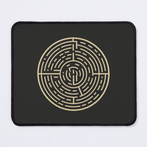 Item preview, Logo Depicting A Labyrinth, Complex Pattern, Modern Art, Graphic, Round designed and sold by PrintsPatterns-.