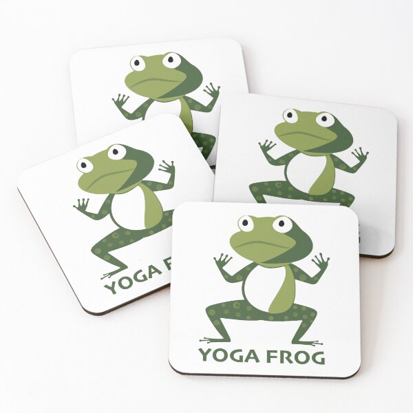 Item preview, yoga frog warrior pose                  (16) designed and sold by KeishaScarletas.