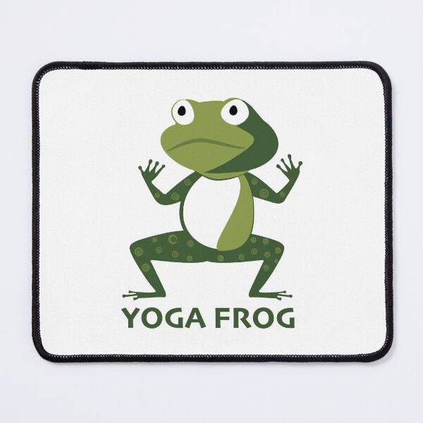 Item preview, yoga frog warrior pose                  (16) designed and sold by KeishaScarletas.