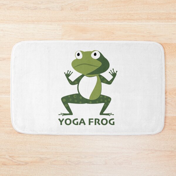 Item preview, yoga frog warrior pose                  (16) designed and sold by KeishaScarletas.