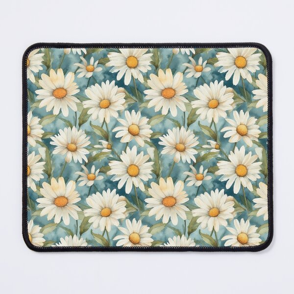 Item preview, Watercolor Soft Pastel Colors Daisy Marguerite Pattern designed and sold by PixelPop1.