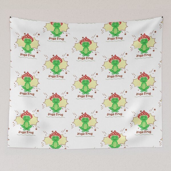 Item preview, Yoga Frog Warrior Pose           (9) designed and sold by KeishaScarletas.
