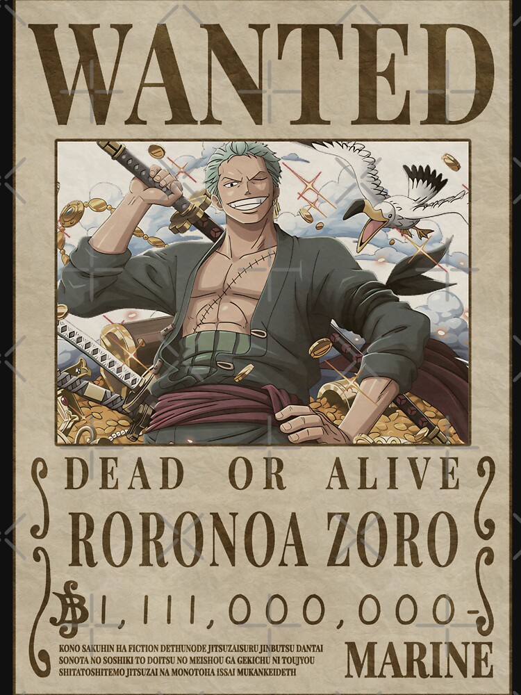 Plaid avec l'œuvre « Roronoa Zoro One Piece , One Piece Roronoa