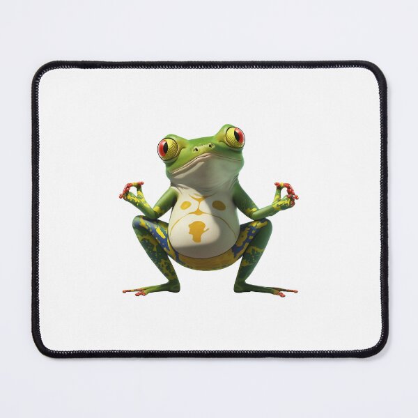 Item preview, Yoga Frog Warrior Pose         (7) designed and sold by KeishaScarletas.