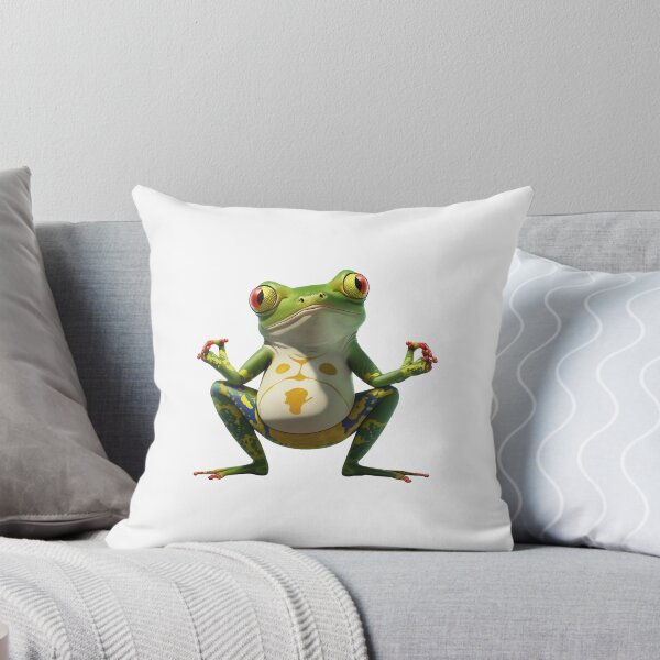 Item preview, Yoga Frog Warrior Pose         (7) designed and sold by KeishaScarletas.