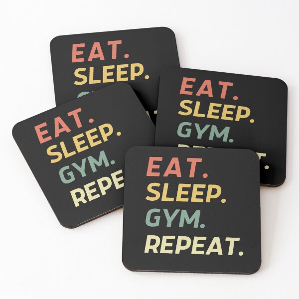 Item preview, Eat Sleep Gym Repeat designed and sold by thehappypal.