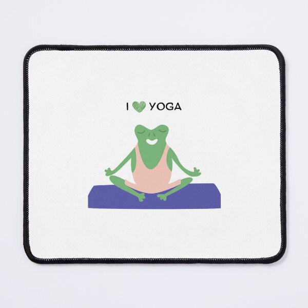 Item preview, Yoga Frog Warrior Pose (6) designed and sold by KeishaScarletas.
