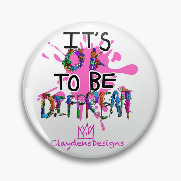 Item preview, It's OK TO BE DIFFERENT Splash of Pink designed and sold by Clayden.