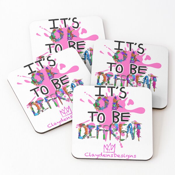 Item preview, It's OK TO BE DIFFERENT Splash of Pink designed and sold by Clayden.